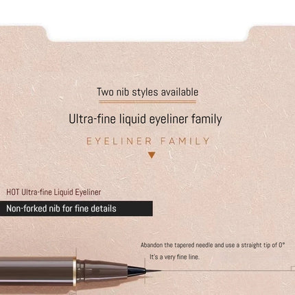 JUDYDOLL Ultra-fine Liquid Eyeliner Skinny Curved Brushwork Long lasting Waterproof Anti Shake Fast Drying Slim Enlarged Eyes