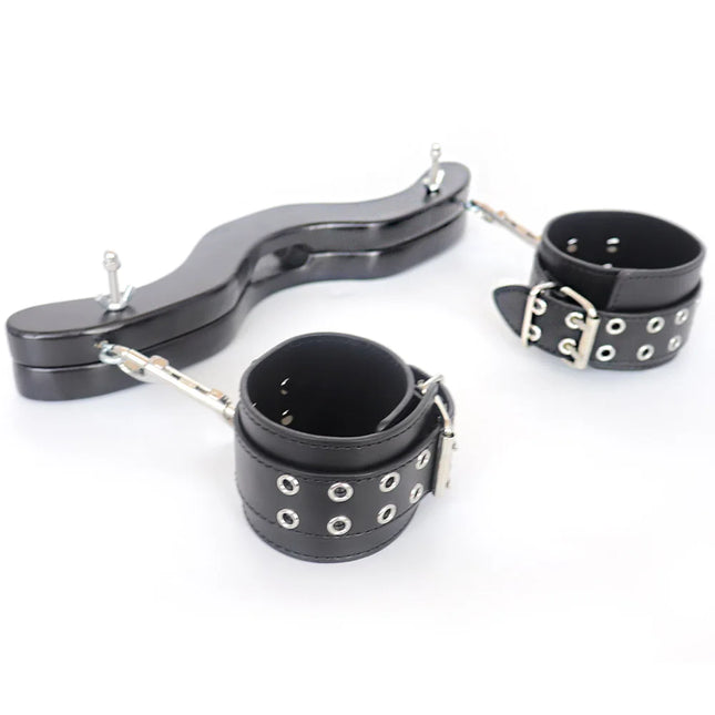 BDSM Bondage Kit Handcuffs Ankle Cuff CBT Cock Rings Penis Cage Testicle Scrotal Clip Restraints Adult Erotic Sex Toys for Men