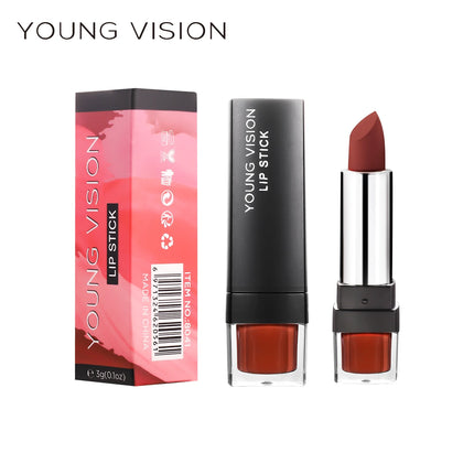 YOUNG VISION Matte Mist 12 Color Lipstick Velvet Non stick Cup Moisturizing Lipstick