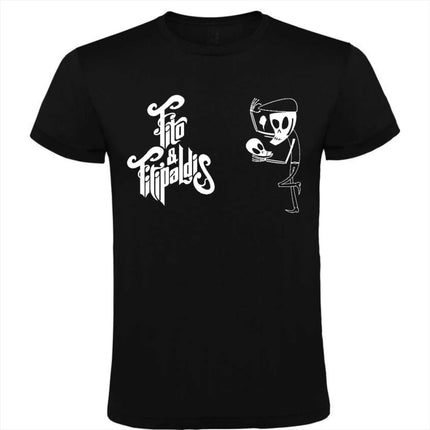 FITO Y FITIPALDIS Rock Music T-shirt Short Sleeve Cotton Printed Casual Wear Ideal Choice for Music Enthusiasts