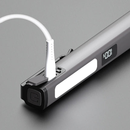 Multifunctional Work Light Cob Flashlight USB C Rechargeable, Aluminum Alloy Magnetic Pen Clip Headlamp Hand Free