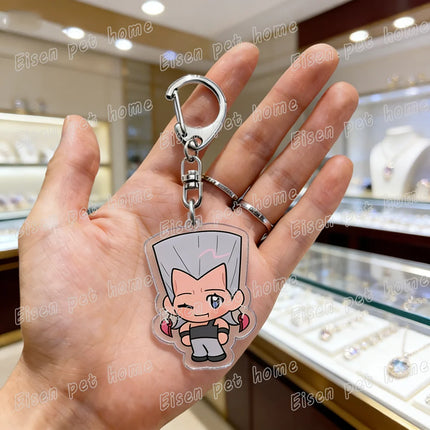 Cartoon Anime Chibi Keychain Accessories Bag Charms Keyrings Jewelry Fans Freinds Game Lovers Gifts