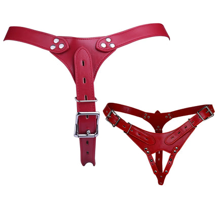 ANOSX Male Chastity Belt PU Leather Strap For Penis Cage Belts Chastity Cage Accessory Harness Underwear Sex Toys For Men