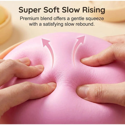 Extra Large 25cm Dumpling Squishy Slow Rebound Sensory Fidget Toy with Colorful Design Soft Stress Ball Home Office Party Gift