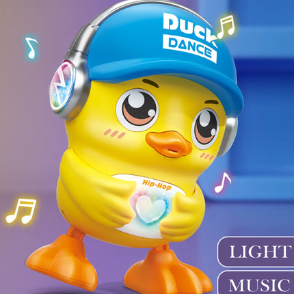 Cute Animals Electronic Toy, Owl Duck Pet with Music Light Dancing Adjustable Volume Moving Robot Mode for Children