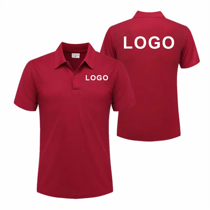 Summer Casual Breathable Polo Shirts Company Logo Custom Print Embroidery Personalized Design Men And Women Short-Sleeved Tops
