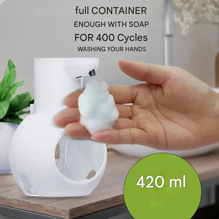 2025 Automatic Soap Dispenser 420ml  Foam Dispenser Touchless Sensor Washing Hand Device USB charge Wall-Mounted