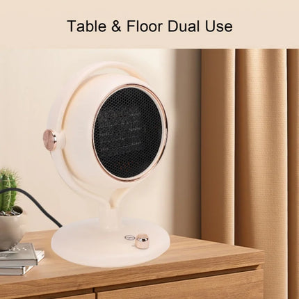 Quiet PTC Ceramic Heater Electric Small 2 Heat Modes Overheat Tip Over Guard For Desk Floor Home Office US Plug 110V