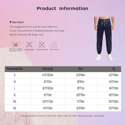 Men Waterproof Diaper Covers Pants Track Trousers Pants Leakproof Adaptive Jogger Pants for Special Need Cycling Wear Long Pants