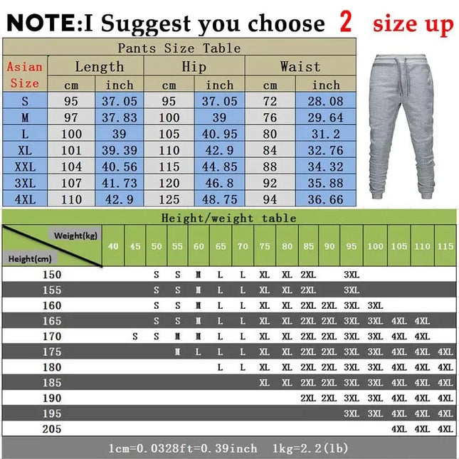 2026New Men Casual Fashion Sports Pants Gym Sport Trousers for Men Jogger SweatpantsRunning Workout Jogging Long Pants