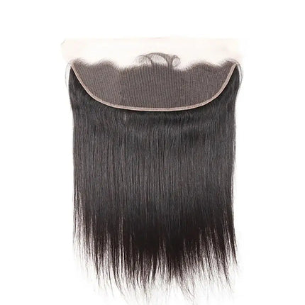 13x4 HD Transparent Lace Frontal 100% Human Hair Pre plucked Bleached Knots Natural Hair Line 4x4 Lace Closure With Baby Hair