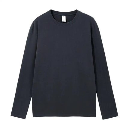 230g Cotton Long Sleeves T Shirt print Logo Embroidered Name Men Women Spring Autumn Custom Photos Activity Jersey