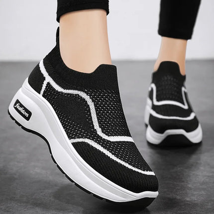 Women's Luxary Chunky Sneakers 2025 trend Fashion Mesh Breathable Shoes for women Sports Running Casual Ladies Fitness Vulcanize