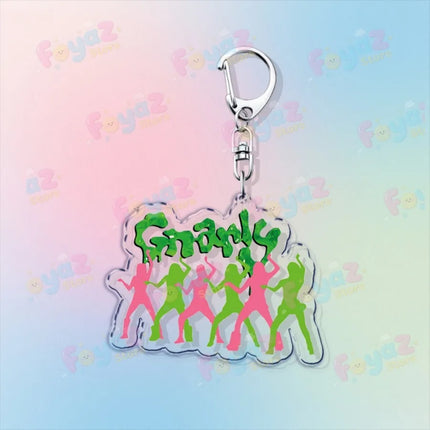 Cool K-pop Katseye Keychain Accessories Bag Charms Cute MANON ‌SOPHIA Womens ‌DANIELA Gamer Keyrings Jewelry Fans Freinds Gift
