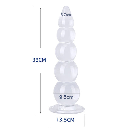 4 Size Anal Beads Dildo Adult Penis Round Balls TPE Dick Erotic Sex Toy Dilatador Sexshop Butt Plug Stimulator Prostate Massager