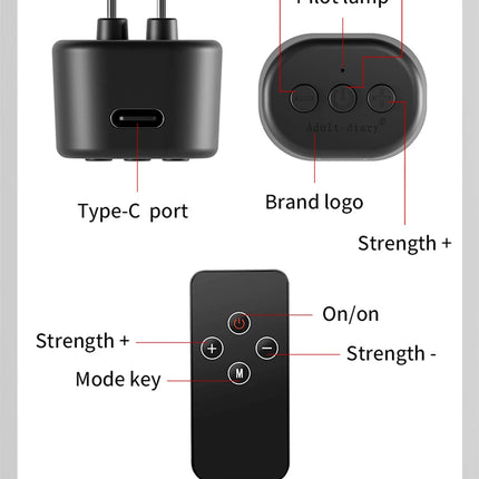 10-frequency Vibration Prostate Bead Inflation Huge Anal Plug Electric Orgasm Masturbation Massager Sex Product Butt Plug SexToy
