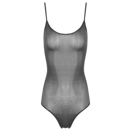 Womens Sexy Bodycon Bodysuit Exotic Teddies Adjustable Strap See Through Lingerie Tights Stretchy High Cut One Piece Swimsuit