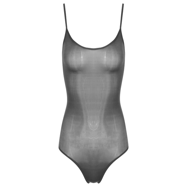 Womens Sexy Bodycon Bodysuit Exotic Teddies Adjustable Strap See Through Lingerie Tights Stretchy High Cut One Piece Swimsuit