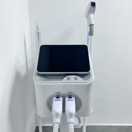 Soprano 2 in1 Diode Laser Machine 4000W 755nm 808nm 1064nm Hair Removal Tattoo Removal Ice Cooling System Professional Device