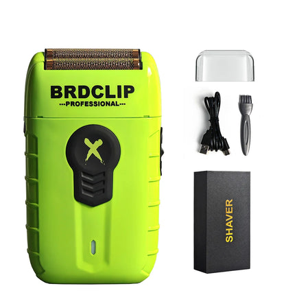Professional Double Foil Shaver Hair Trimmer Beard trimming Electric Clipper for Man BRDCLIP