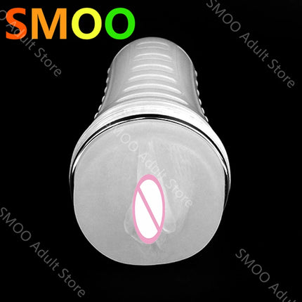 Flesh the LIght Realistic Pussy Male Masturbator Sex Toy For Men Lifelike Artificial Silicone Vagina Man‘s Masturbation Cup
