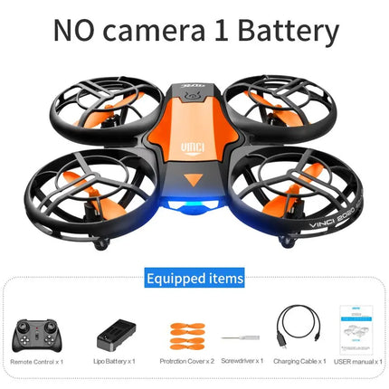 V8 New Mini Drone 4k profession HD 1080P Wide Angle Camera WiFi FPV RC Dron Height Keep Drones Helicopter Kids Toys 4DRC
