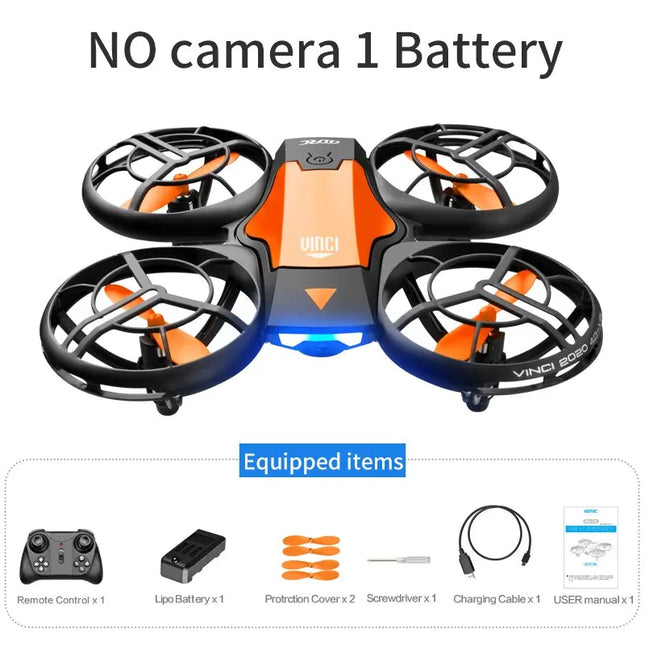 V8 New Mini Drone 4k profession HD 1080P Wide Angle Camera WiFi FPV RC Dron Height Keep Drones Helicopter Kids Toys 4DRC