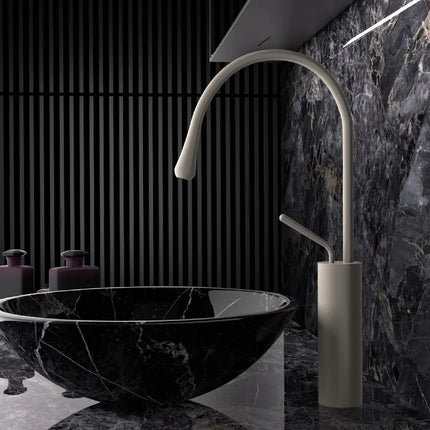 Brushed Rose Gold Bathroom Faucet Brushed Gold Basin Faucet  Hot  Cold Sink Faucet Brass Lavotory Faucet Swivel Sink Water Crane