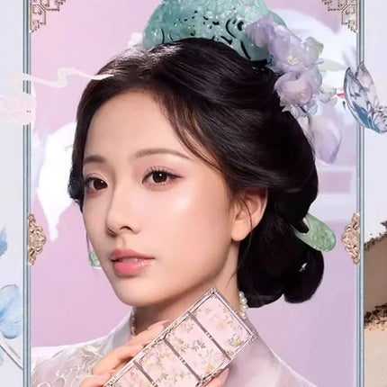 Flower Knows Makeup Butterfly Cloud Collar Collection Embossed Highlight&Contour Luminador Contouring Kit Palette Face Powder I