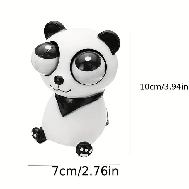 Panda Squeeze Toys Funny Stress Relief Squishy Toys with Pop-Out Eyes Sensory Therapy Fidget Toys for Kids Adults with Autism