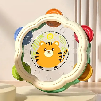 Montessori Musical Instruments Hand Drum Shaking Rattles Infant Kids Interactive Educational Toys Baby Sensory Newborn Gift