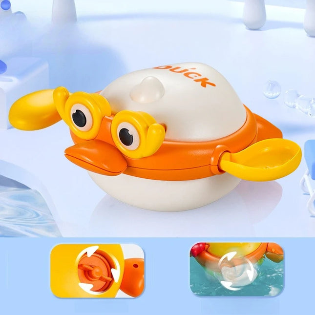 Baby Bath Toys Bathroom Water Games Cute Yellow Ducks Baby Bath Partners Early Education and Puzzle Toy Parent-child Interaction
