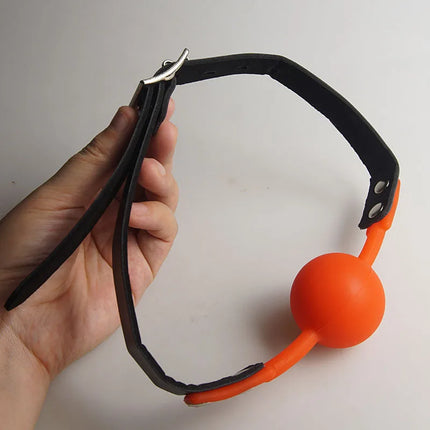 Silicone Open Mouth Gag,Bdsm Slave Gags Ball Solid Bondage Stuffed Toys,Sex Restraints for Couples,Adult Games
