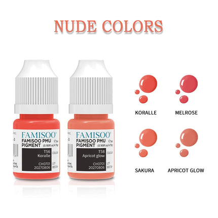Lip Pigment Permanent Makeup Tattoo Ink Microblading Tattoo Makeup Eyebrow Eyeliner Professional Micropigment Ink Micro Supplies