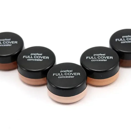 Popfeel Full Cover Concealer Hide Blemish Creamy MakeUp Face Lip Eye Foundation Makeup Contouring Corrector Make Up