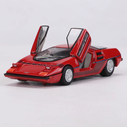 SHADOW 1:64 Dome Zero Scissor Door Supercar Alloy Model Car Can Turn On The Lights And Open TheDoor