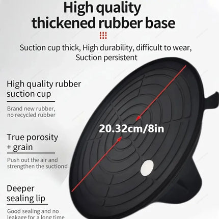 8 Inch Vacuum Suction Cup Glass Sucker 200/250kg Loading Capacity Heavy Duty Vacuum Industry Spreader to Tile Windshield Window
