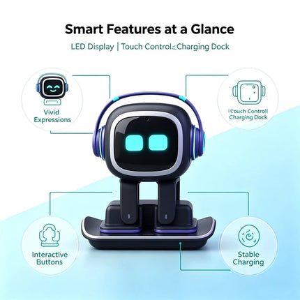 Artificial Intelligence Interactive Robot toys, Cute Desktop Electronic Pets, Used For Entertainment And Emotional Partners.