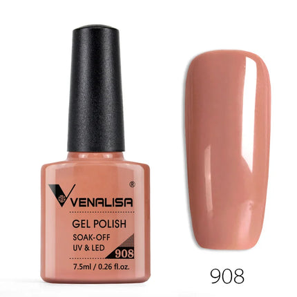 Venalisa Nail Gel Polish Semi Permanent Salon Quality TPO Free Glitter 7.5ml Soak off UV LED Nail Gel Varnish