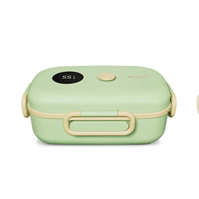 New Smart LCD Temperature Digital Display Insulated Lunch Box Portable Electric Lunch Box Suitable for Outdoor Travel