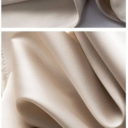 2026 Spaghetti Strap Top Women Halter V Neck Basic White Cami Sleeveless Satin Silk Tank Tops Women's Summer Camisole Crop Top