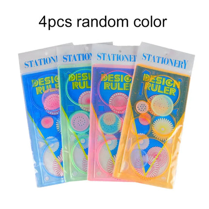 1~20PCS Creative Gears Geometry Spirograph Drawing Stencils Set Children Painting Template Art Crafts Kids Educational Toy TMZ