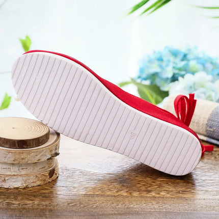 Chasing Moon Hot Sale Of The Season New Style Ming Dynasty Hanfu Shoes National Style Upturned Head Cotton Shoes Ancient Wedding