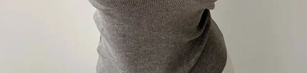 Korean Sle Knitted Vest Women's Base Layer Tank Top Svel f High Collar Spring Autumn Winter Inner And Outer Wear