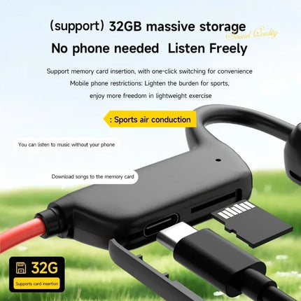 Bluetooth 5.4 Bone Conduction Headphones Wireless Sports Earbuds IPX8 Waterproof with Mic for Swimming Running Fitness Gym 2026