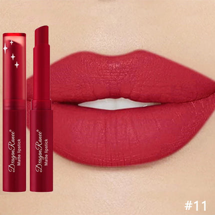 Nude Matte Lipstick Waterproof Nude Pink Lip Sticks Not Fading Sexy Red Velvet Lipsticks for Women Make Up Lasting Lip Cosmetics