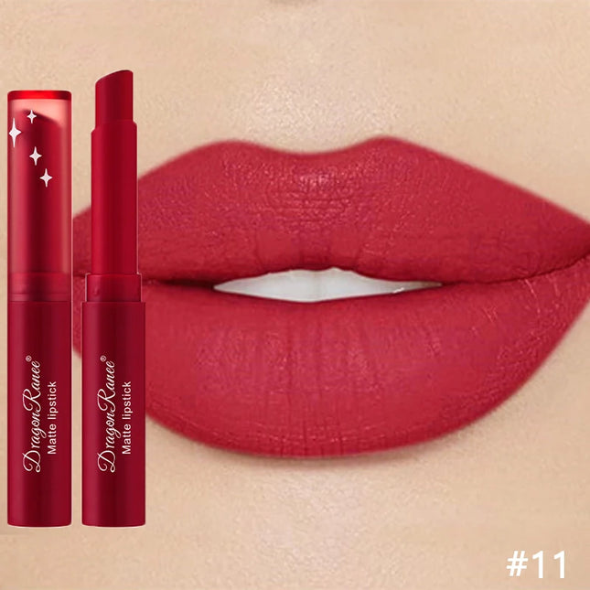 Nude Matte Lipstick Waterproof Nude Pink Lip Sticks Not Fading Sexy Red Velvet Lipsticks for Women Make Up Lasting Lip Cosmetics
