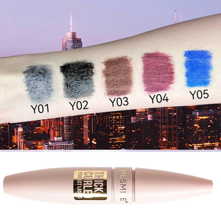 Colorful Mascara Thick Curl Waterproof Natural Eyelash Lengthens Long Lasting Quickly Dry Blue Brown Black Mascara Eye Makeup