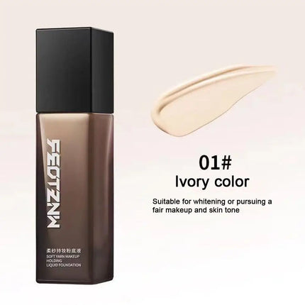 30ml Feotznw Soft Yarn Makeup Foundation Liquid Skin Care Foundation Concealer Long-Lasting Female Base Makeup Liquid Foundation