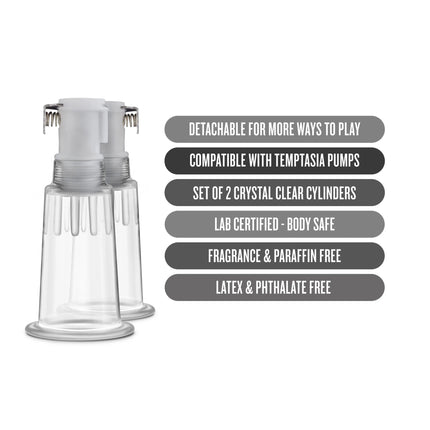 Female Sucker Cup Accessories Vacuum Pump Clitoris Stimulator Pumps Nipple Clit Stimulator Orgasm Massage Breast Enlargement Cup